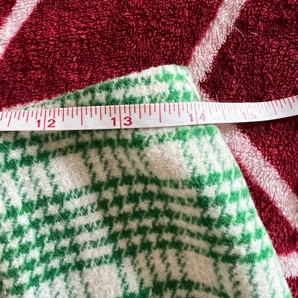 NWOT Green and White Plaid Crop Top and Skort Set Size 6 - Picture 10 of 10